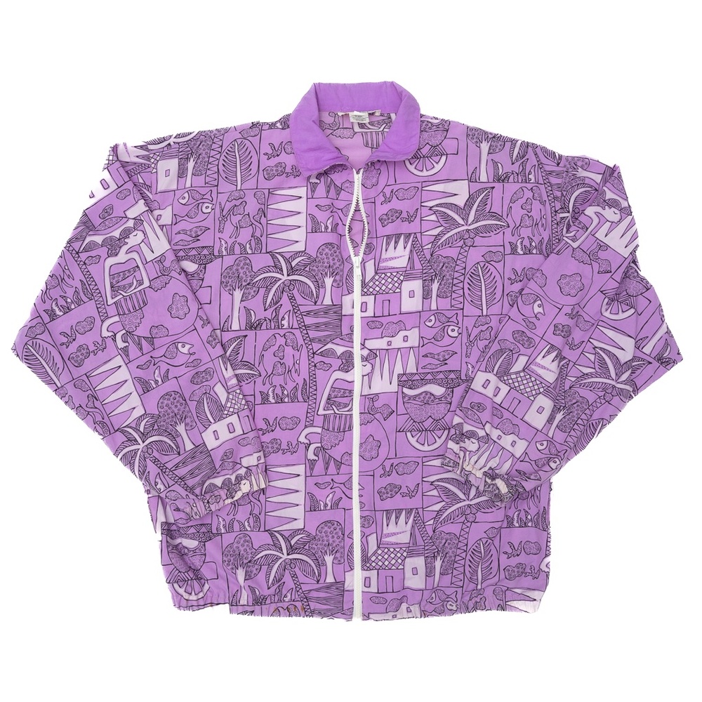 Vintage Water prints by Reyn Spooner Windbreaker Jacket